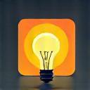 Concept and Design icon with lightbulb and sketches