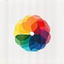 Corporate Identity Design icon showing a logo and brand elements